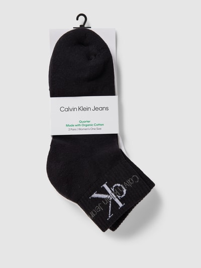 Calvin Klein Jeans Socken mit Label-Print im 2er-Pack Black 3
