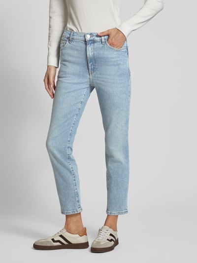 Mango Regular Fit Jeans im 5-Pocket-Design Modell 'CLAUDIA' Jeansblau 4