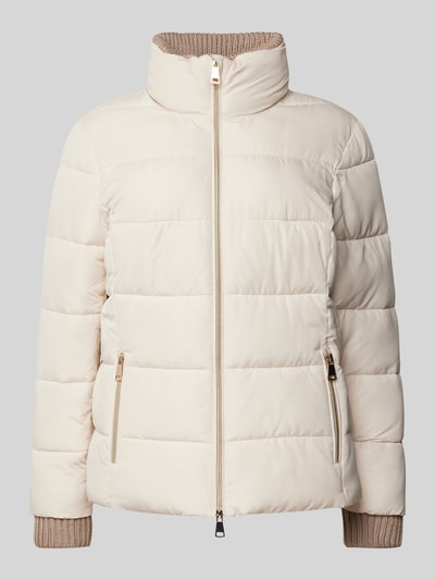 WHITE LABEL Gewatteerd jack met opstaande kraag Offwhite - 1