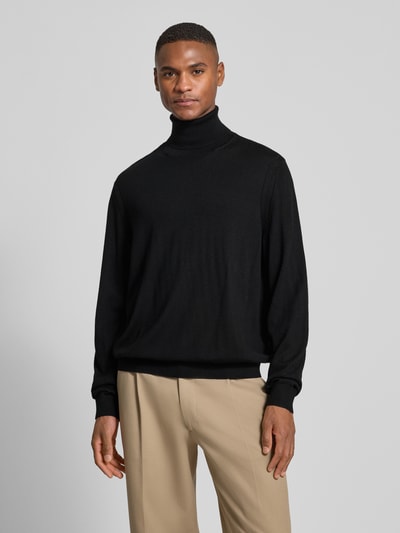 ARMANI EXCHANGE Golf z elastycznymi wykończeniami Czarny 4