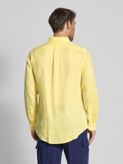 Polo Ralph Lauren Freizeithemd mit Label-Stitching Gelb 5