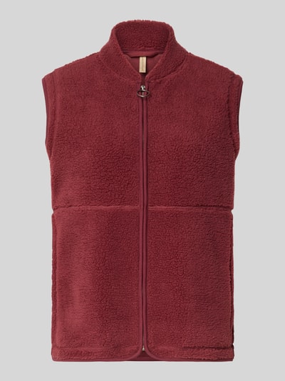 Soyaconcept Regular Fit Weste mit Stehkragen Modell 'SC-ONYX 3' Dunkelrot 1