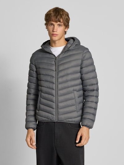 REVIEW Gewatteerd jack met capuchon Donkergrijs - 4