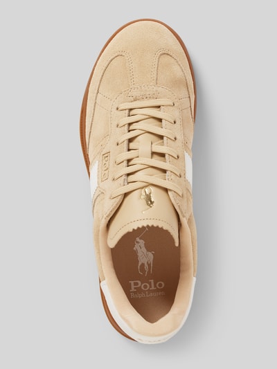 Polo Ralph Lauren Sneaker aus echtem Leder Modell 'Aera' Beige 3