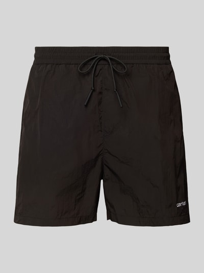 Carhartt Work In Progress Shorts mit elastischem Bund Modell 'FLINT' Black 1