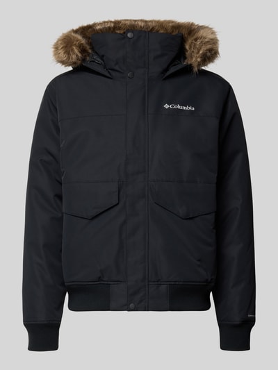 COLUMBIA Bomberjacke mit Label-Print Black 2