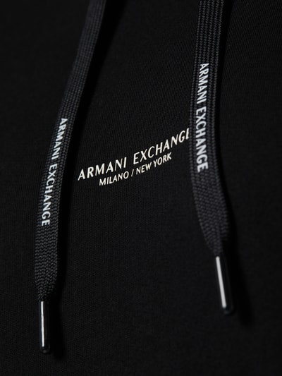 ARMANI EXCHANGE Bluza z kapturem z bawełny Czarny 3