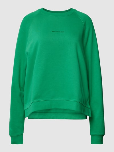 Marc O'Polo Denim Sweatshirt mit Label-Print (grün) online kaufen