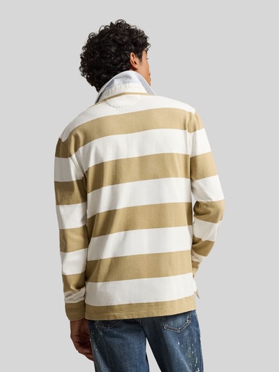 Polo Ralph Lauren relaxed fit poloshirt van mix van katoen en viscose Middenbruin - 5