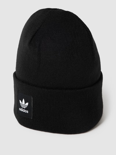 adidas Originals Beanie met labeldetail, model 'AC CUFF KNIT' Zwart - 1