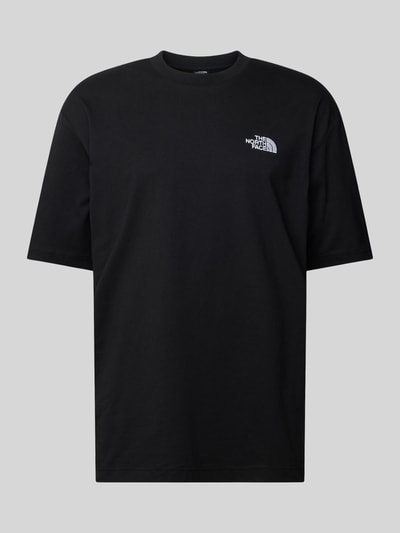 The North Face T-Shirt mit Label-Stitching Black 1