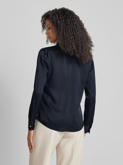 BOSS Blouse met ruches, model 'Banorah' Marineblauw - 5