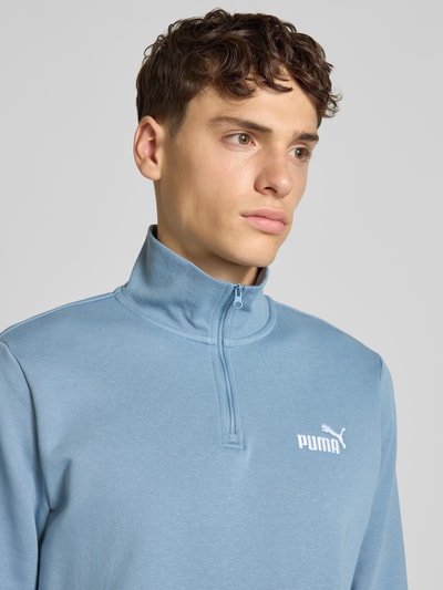 PUMA PERFORMANCE Sweatshirt met labelstitching Lichtblauw - 3
