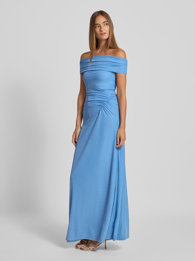 Forever New Avondjurk met plooien, model 'Maya' Blauw - 1