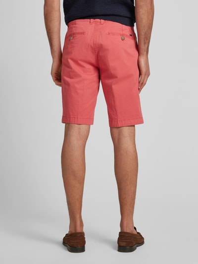 bugatti Regular Fit Chino-Shorts mit Gürtelschlaufen Modell 'Flat' Apricot 5
