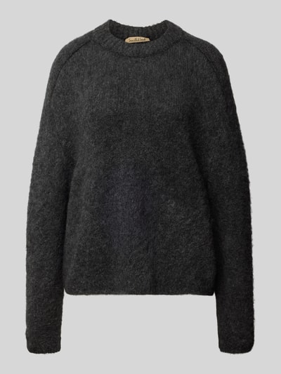 Smith and Soul Gebreide pullover met ribboorden Donkergrijs - 2