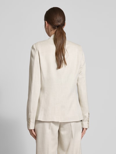 Milano Italy Regular fit blazer met klepzakken Zilver - 5