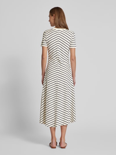 Tommy Hilfiger Midi-jurk met ronde hals, model 'MODERN F&F' Wit - 5