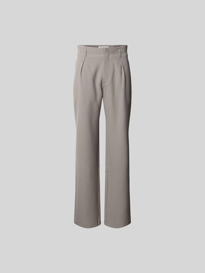 WON HUNDRED Stoffhose mit Kellerfalten Khaki 2