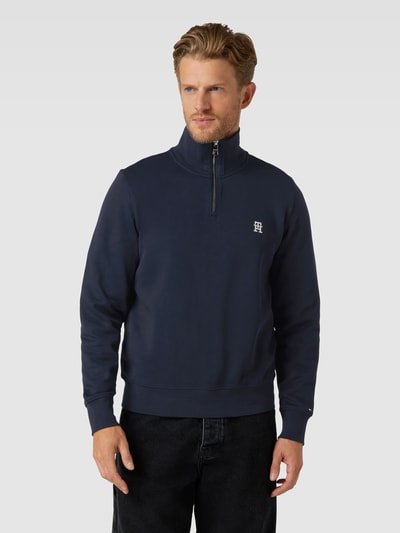 Tommy Hilfiger Sweatshirt mit Stehkragen Marine 4