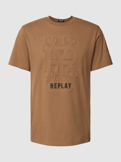 Replay T-Shirt mit Label-Statement Schlamm 2