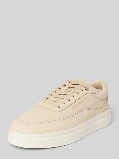 Tommy Hilfiger Sneaker aus echtem Leder Modell 'MODERN COURT' Sand 1