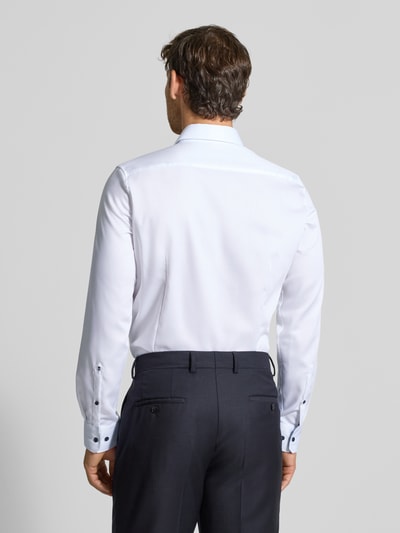 Seidensticker Koszula biznesowa o kroju slim fit z kołnierzykiem typu kent model ‘New Kent’ Biały 5