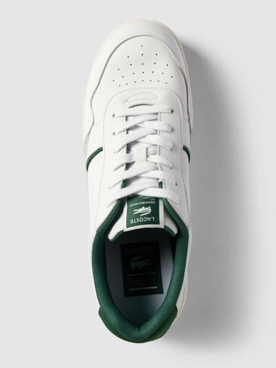 Lacoste Leren sneakers met label in reliëf, model 'ACECLIP' Groen - 3