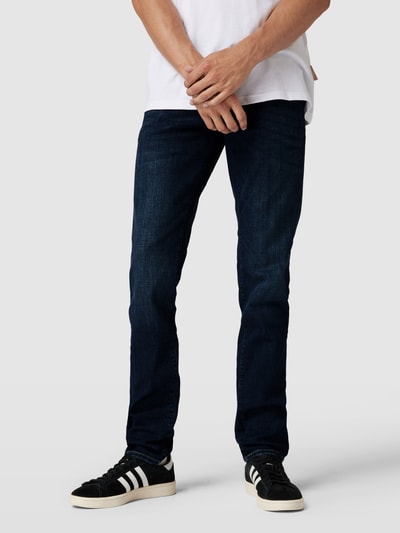 Only & Sons Slim Fit Jeans im 5-Pocket-Design Dunkelblau 4