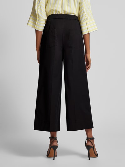 Luisa Cerano Culotte met persplooien in effen design Zwart - 5