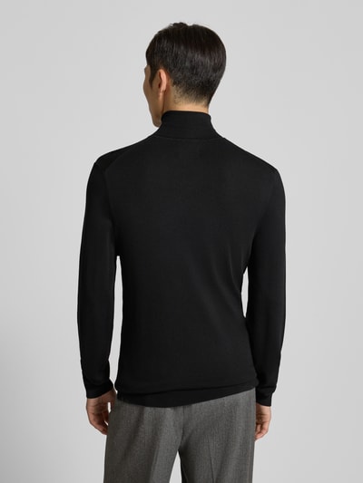MCNEAL Rollkragenpullover aus Viskose-Mix Black 5