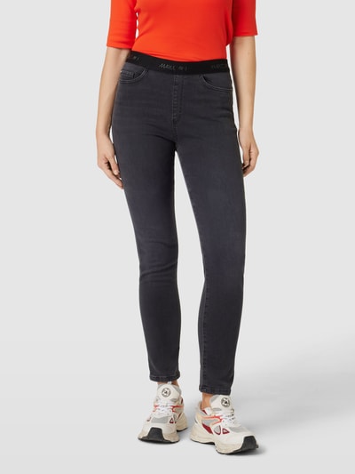 Marc Cain Jeans mit elastischem Bund Modell 'SIENA' Anthrazit 4