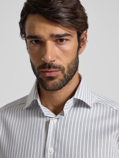 OLYMP Modern fit zakelijk overhemd met kentkraag Beige - 3