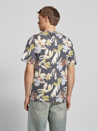Jack & Jones T-Shirt mit Rundhalsausschnitt Modell 'VARENNA' Dunkelgrau 5