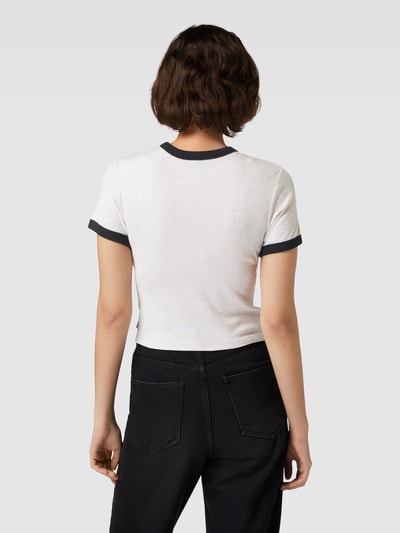 Levi's® Cropped T-Shirt in melierter Optik Hellgrau Melange 5