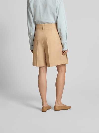 Victoria Beckham Knielanger Rock mit Eingrifftaschen Beige 5