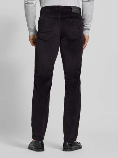 Brax Straight Fit Cordhose aus Baumwoll-Mix Modell 'Mythos Flex Cord' Black 5