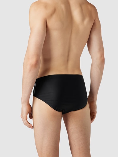 Schiesser Badehose mit verschließbarer Tasche Black 4