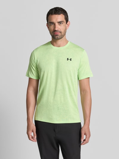Under Armour Funktionsshirt im Allover-Look mit Logo Modell 'Pixelate' Neon Gruen 4