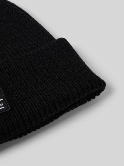 CHAMPION Czapka beanie z naszywką z logo Czarny 2