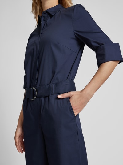 Christian Berg Woman Selection Jumpsuit mit Gürtel Marine 3