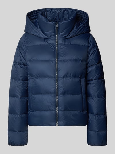Tommy Hilfiger Kurtka puchowa o kroju regular fit z naszywką z logo Granatowy 2