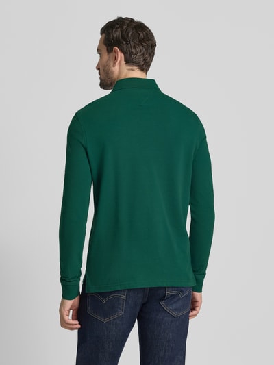 Tommy Hilfiger Regular fit poloshirt van katoenmix Flessengroen - 5