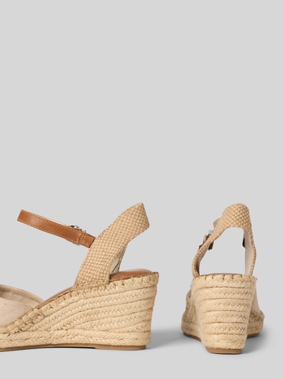 Tamaris Espadrilles aus echtem Leder Sand 2