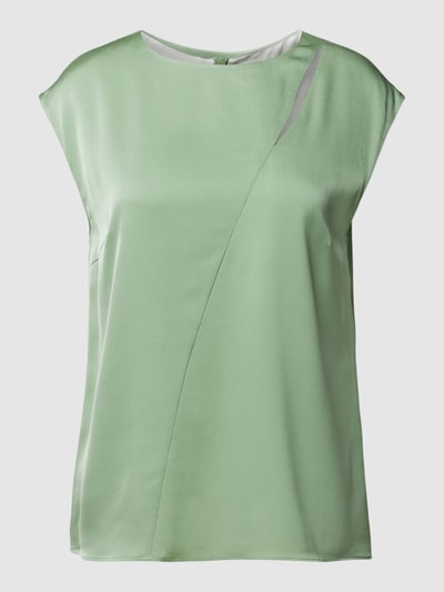 BOSS Blousetop met cut-out, model 'Ianno' Mintgroen - 2