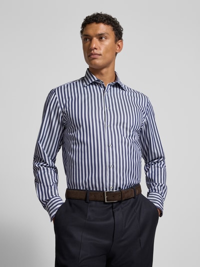 Stenstroms Regular Fit Freizeithemd mit Kentkragen Modell 'Casual' Dunkelblau 3