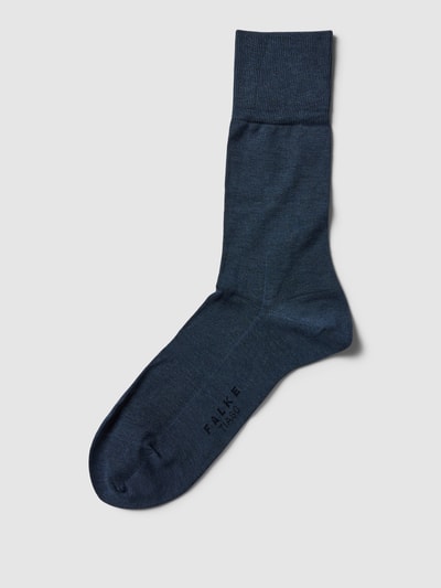 Falke Socken in melierter Optik Jeansblau Melange 1