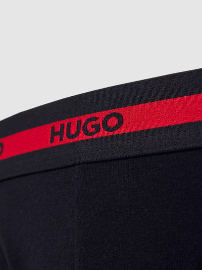 HUGO Suspensoir met elastische logoband in een set van 3 stuks Zwart - 2