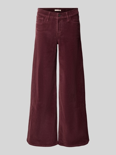 Levi's® 300 Wide Leg Hose mit Cordstruktur Bordeaux 1