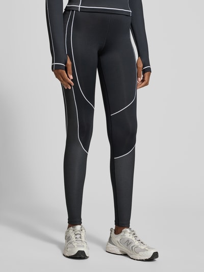 Under Armour Legginsy z elastycznym paskiem z logo Czarny 3